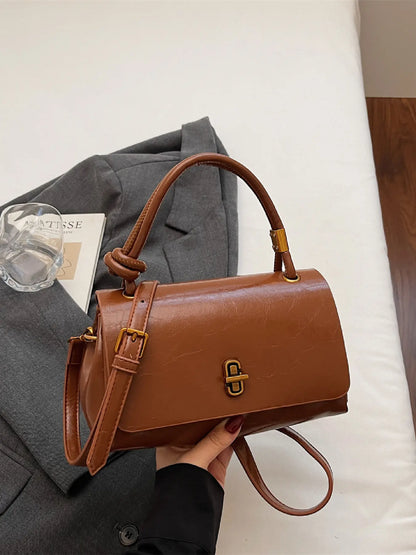 Small Satchel Bag, Casual Flip Cover Clutch for Shopping & Commuting, Crossbody Shoulder Bag, Classic Flap Shoulder, Fashion Bags